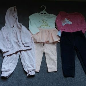 Baby girls carters outfits